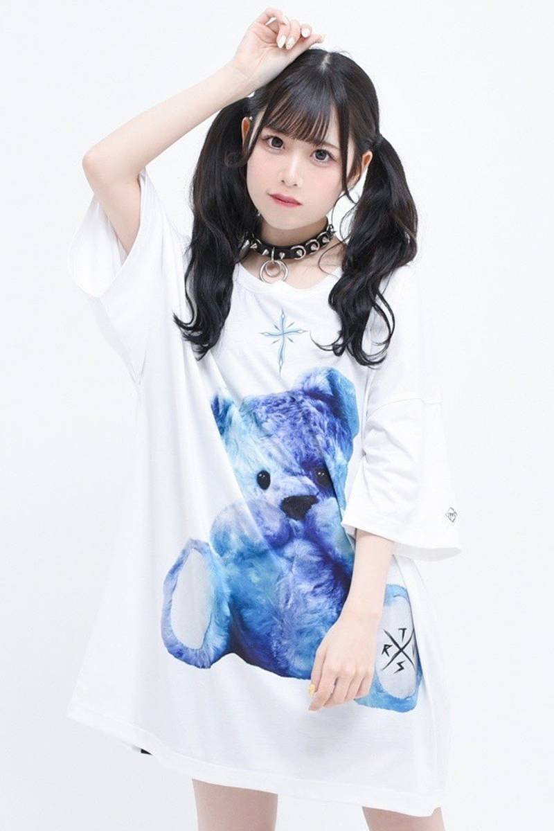 2回使用　TRAVAS TOKYO  Furry bear BIG Tee