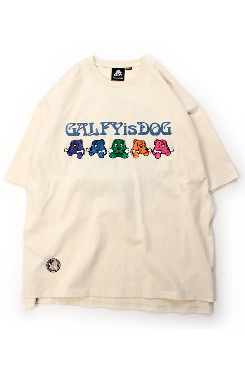 【予約商品】GALFY (ガルフィー) 復刻 GALFY is DOG TEE - O.White