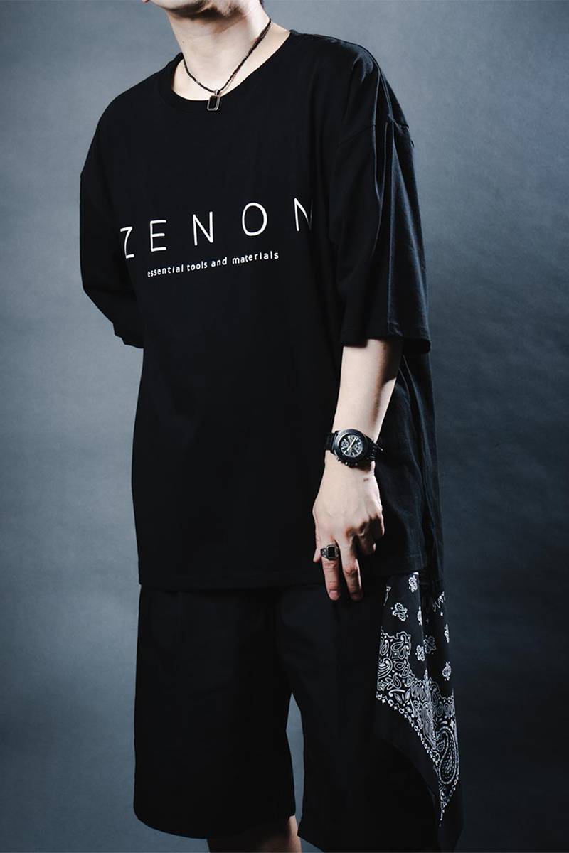 ロックファッション バンドグッズのgekirock Clothing Zenon ゼノン Cursive Logo Bandana