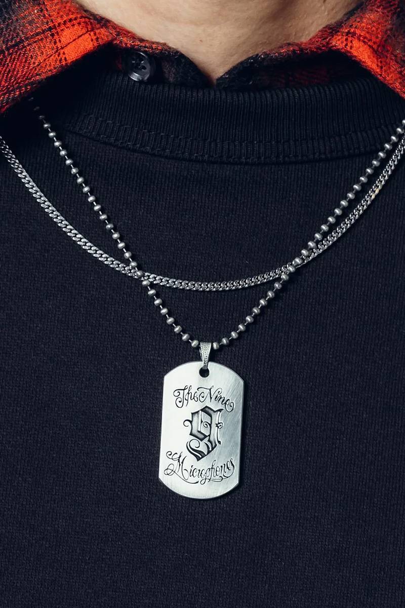 NineMicrophones (ナインマイクロフォンズ) DOG TAG-9MC Crew