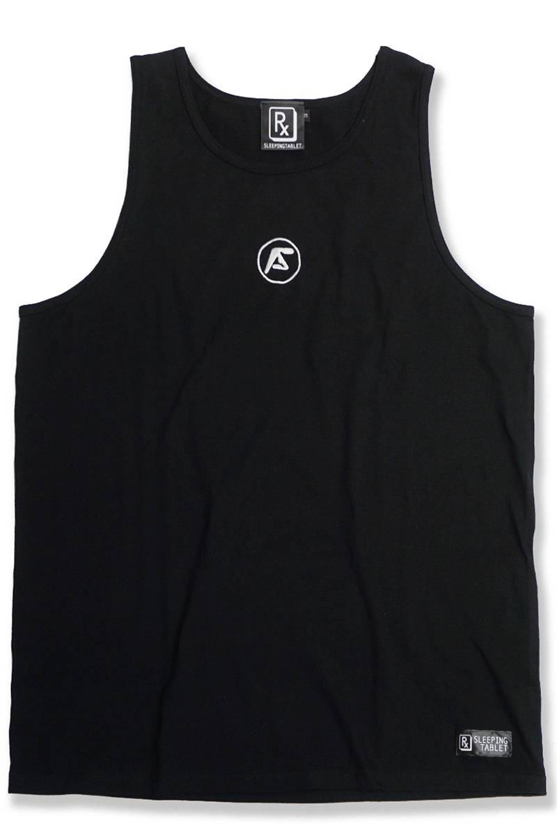 【予約商品】SLEEPING TABLET (スリーピングタブレット) TECHNO [ TANK TOP ] BLACK