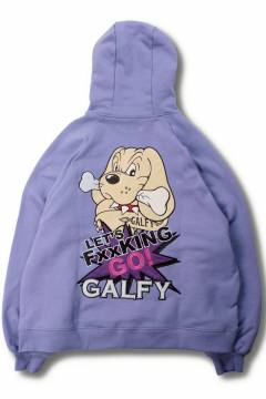 【予約商品】GALFY(ガルフィー)LFG!! ジップパーカー - Purple