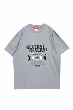 over print(オーバープリント) REVERSI Tee (sax blue)