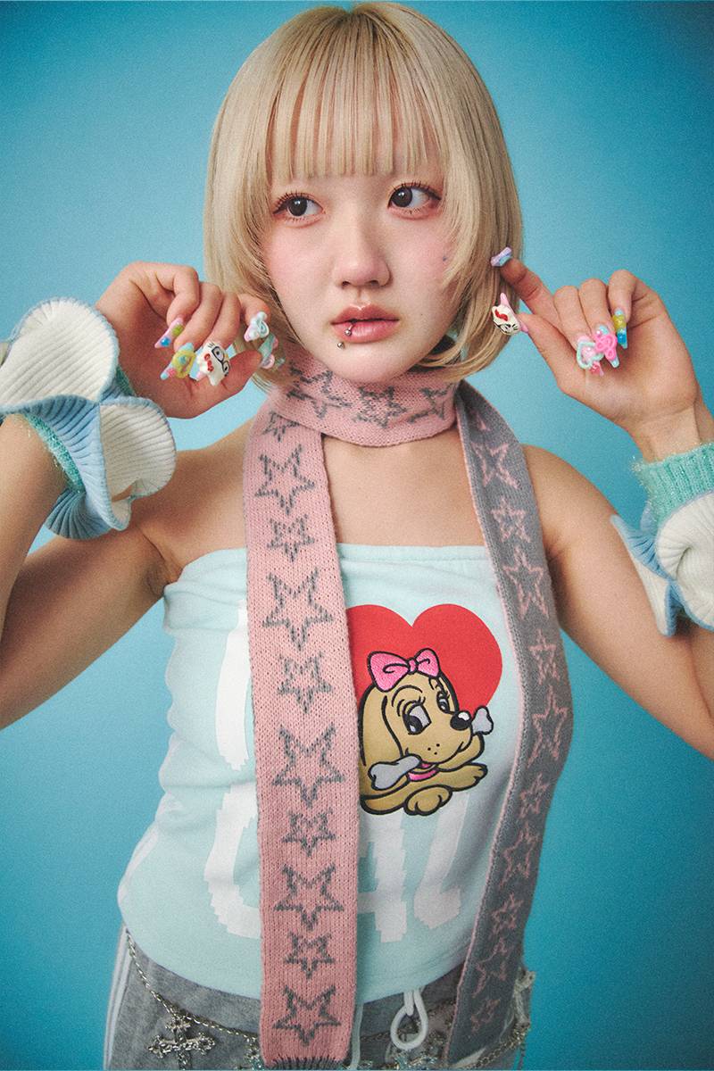 GALFY (ガルフィー) I♡GALチューブトップ - Sax
