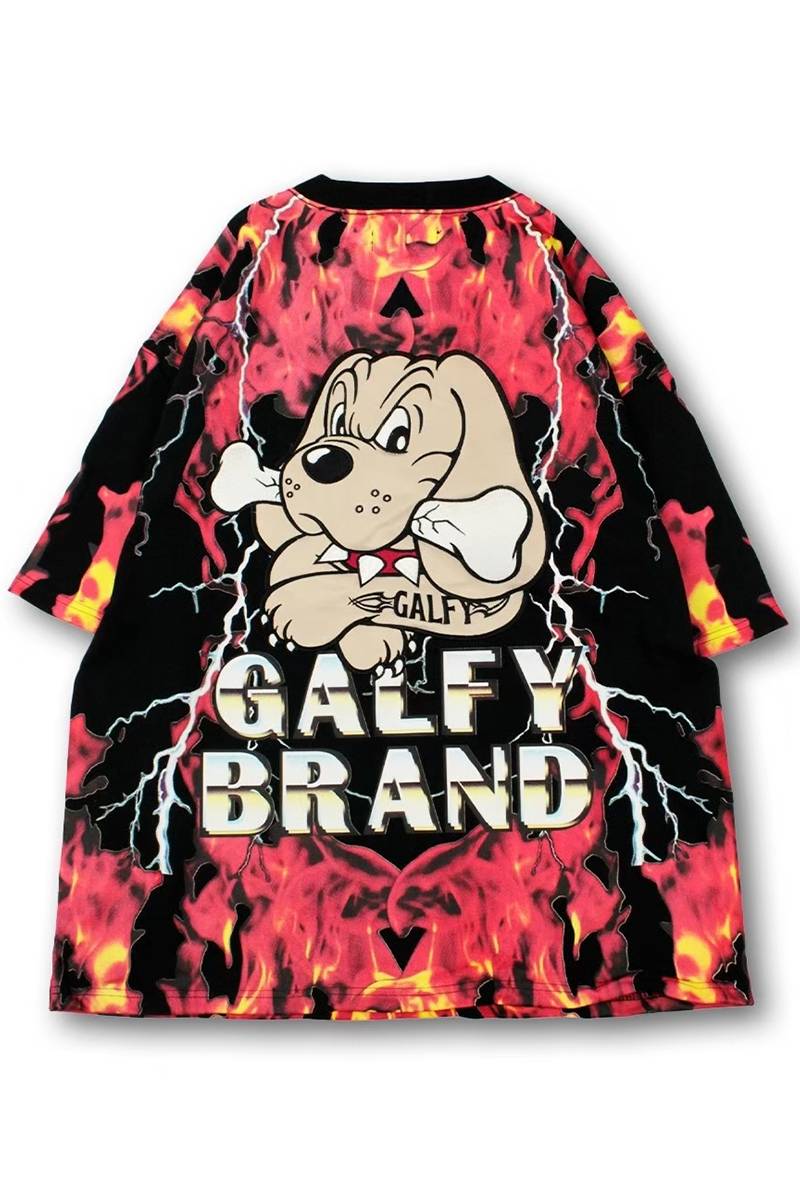 GALFY (ガルフィー) 番犬Tee 赤系 / ロックファッション