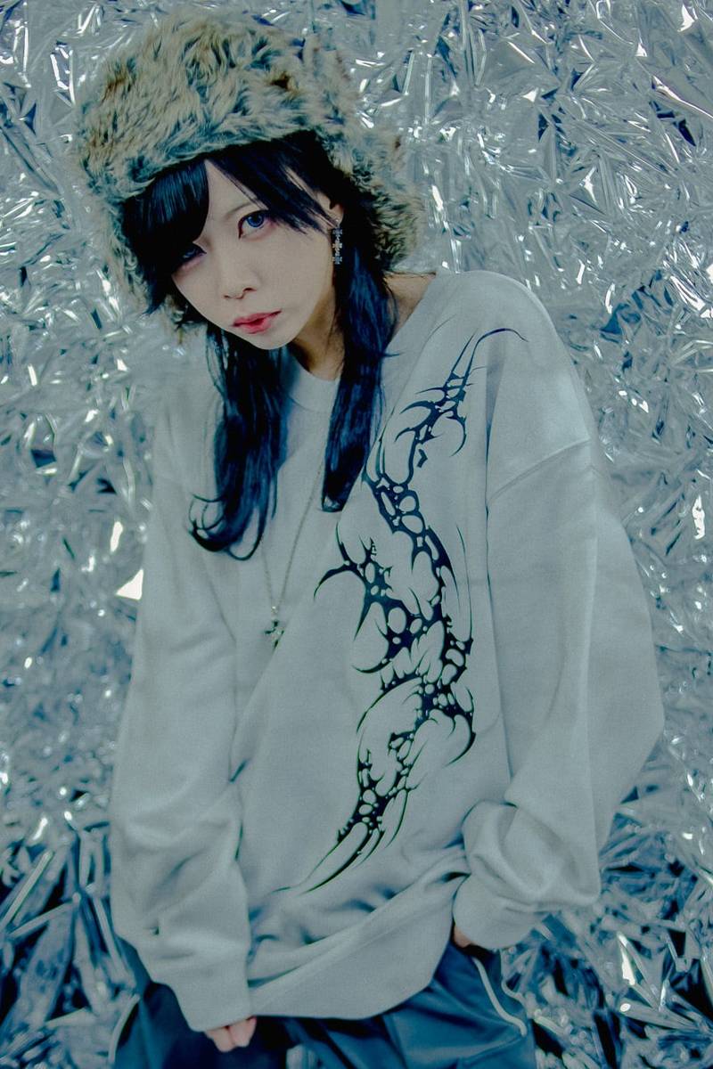 THE END(ジエンド) TRIBAL DIRTY SWEAT - White