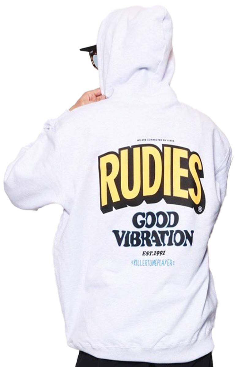 RUDIE'S (ルーディーズ) GOODVIBRATION HOOD SWEAT - Ash