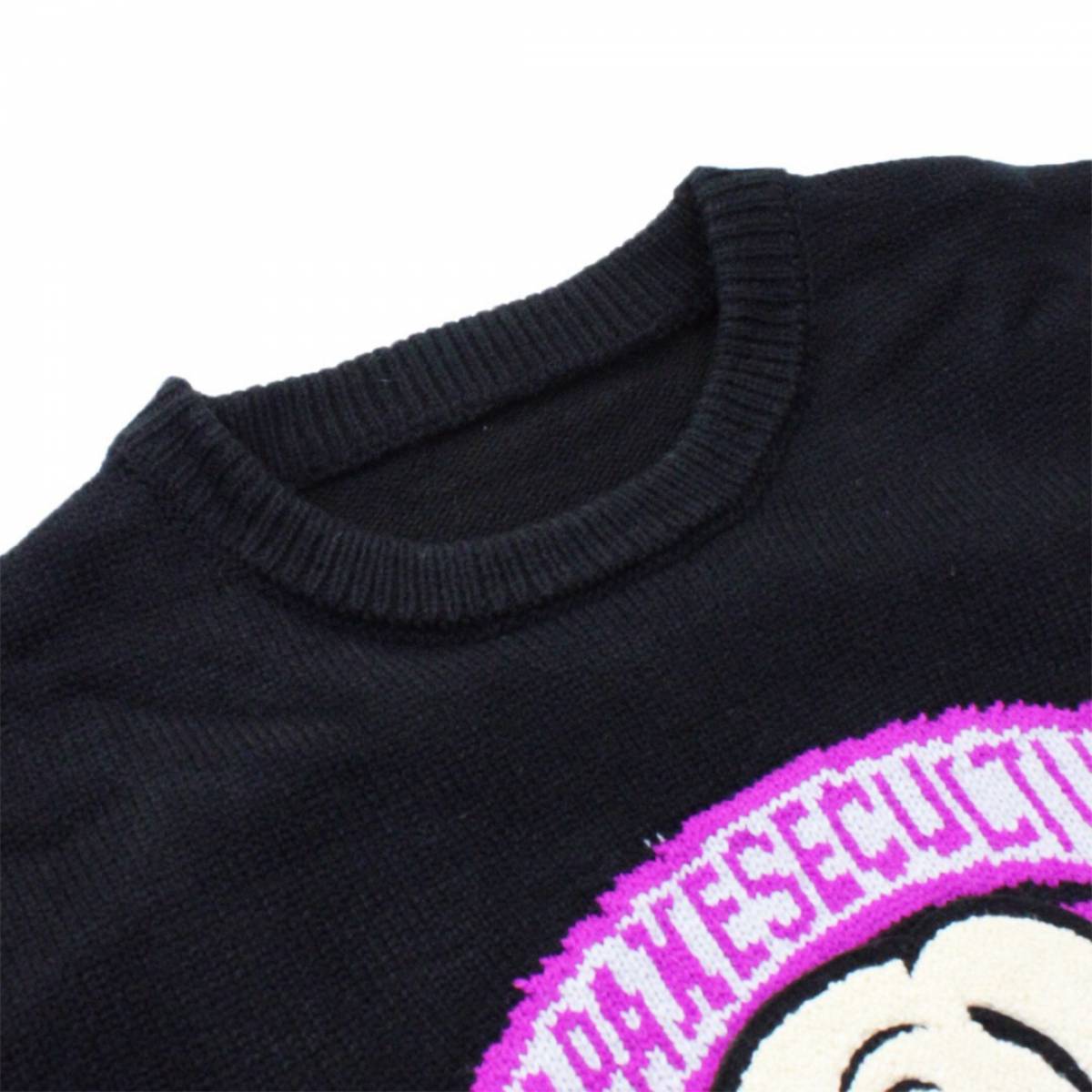 GALFY 燃えるわんわんセーター BLACK / ロックファッション GALFY 燃えるわんわんセーター BLACK / ロックファッション