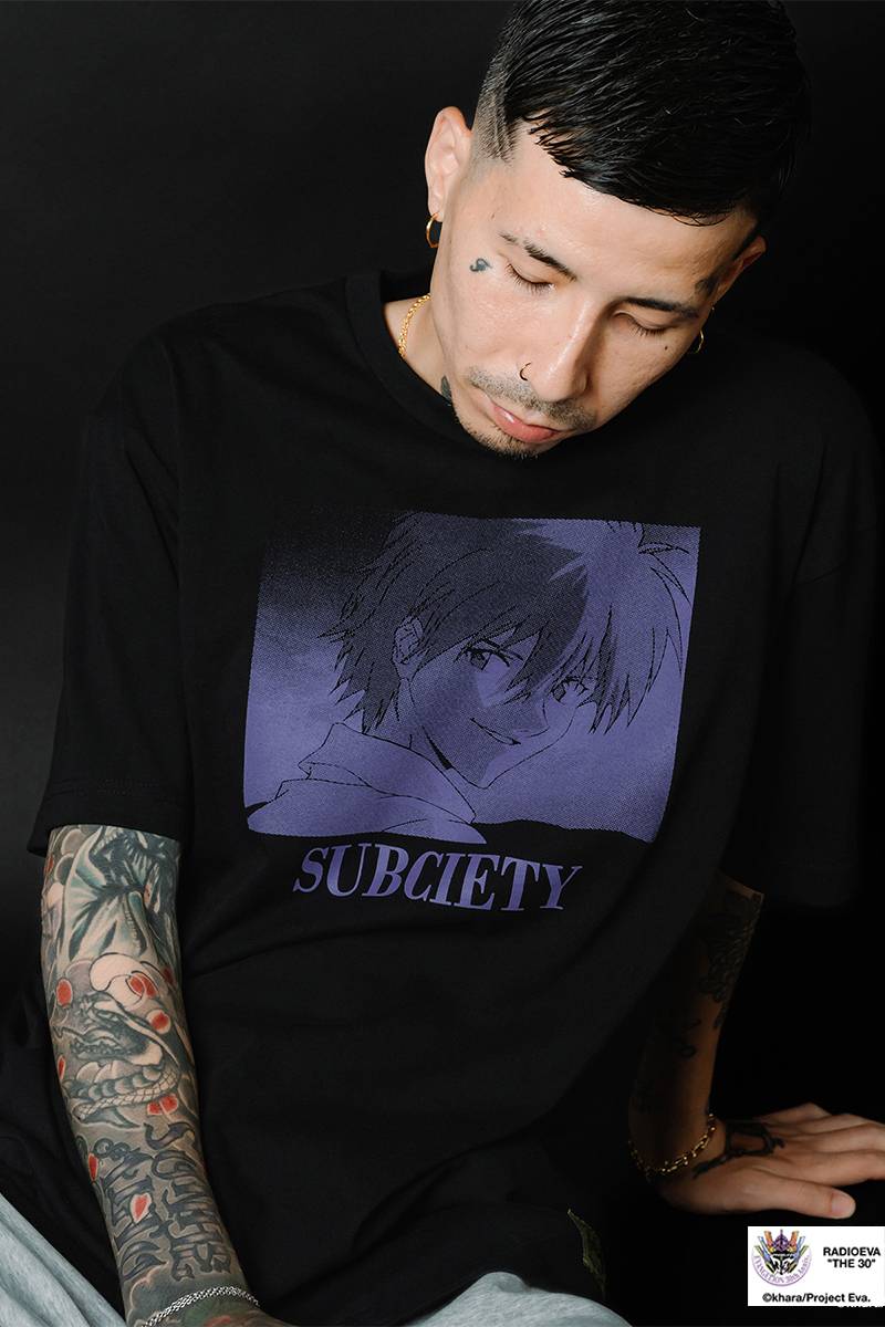 【予約商品】EVANGELION x Subciety(サブサエティ) "THE 30" DISC9 (KAWORU) TEE