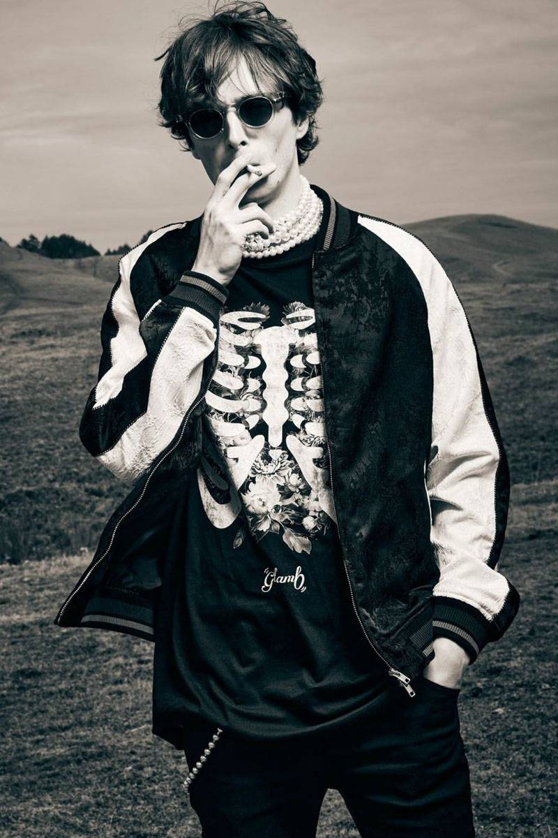 glamb(グラム)GB0324/CS03 : Skelton Flower T-Shirt glamb(グラム)GB0324/CS03 : Skelton Flower T-Shirt