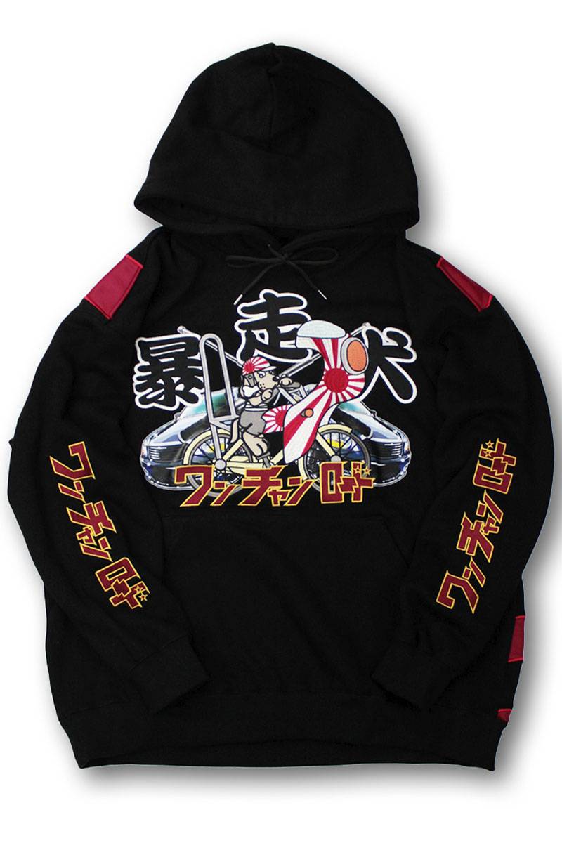 予約商品】GALFY (ガルフィー) 二代目暴走犬パーカー BLACK 予約商品】GALFY (ガルフィー) 二代目暴走犬パーカー BLACK