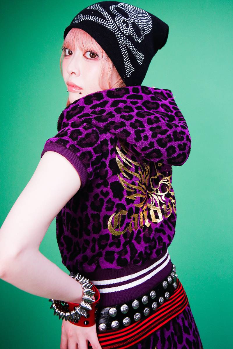 【予約商品】GALFY(ガルフィー)ガラ悪GALパーカー - Purple Leo
