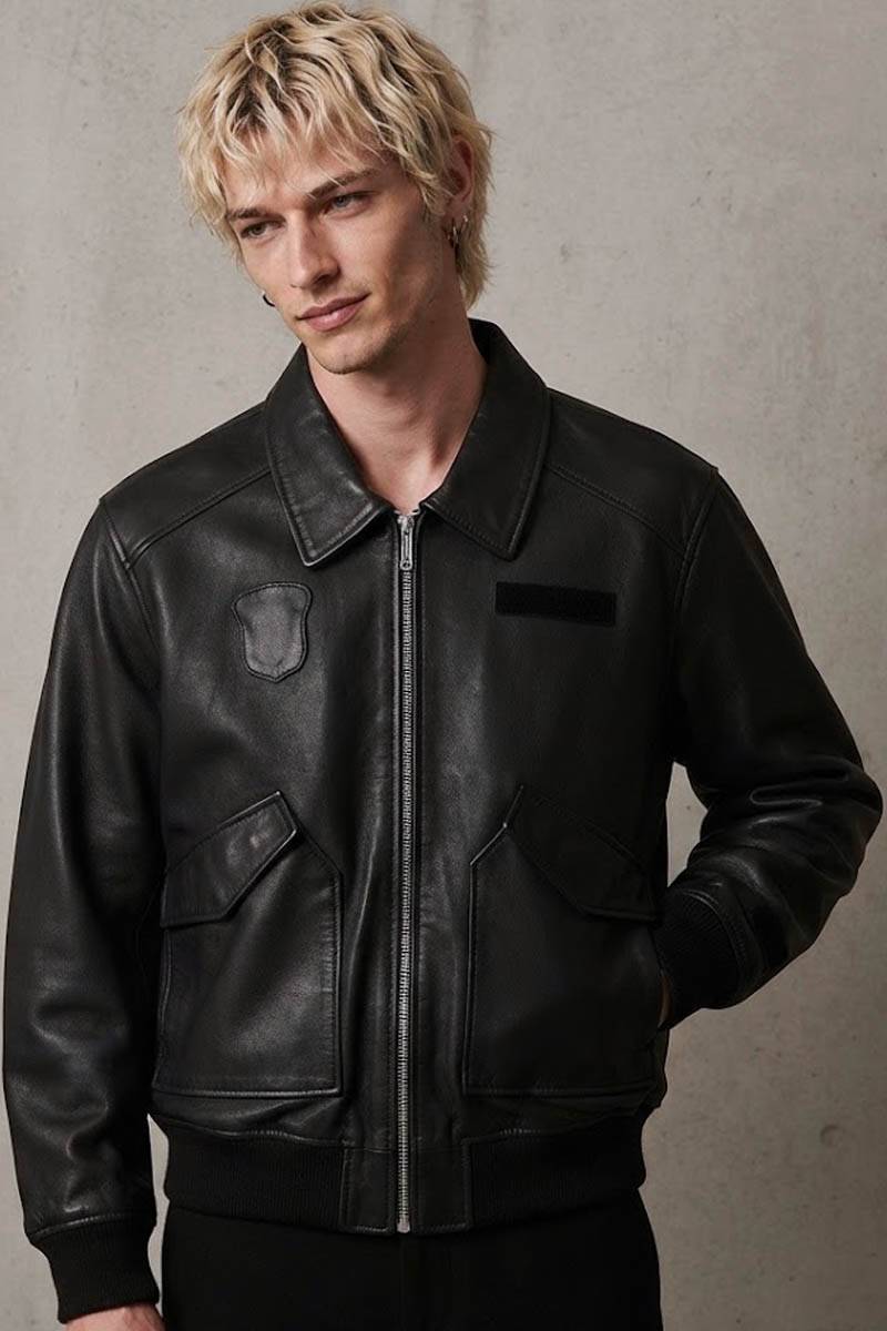 A Good Bad Influence(ア・グッド・バッド・インフルエンス) LEATHER JACKET - Black