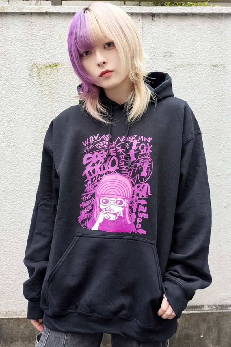 SCENE TOKYO (シーントウキョウ) kurt hoodie - Black