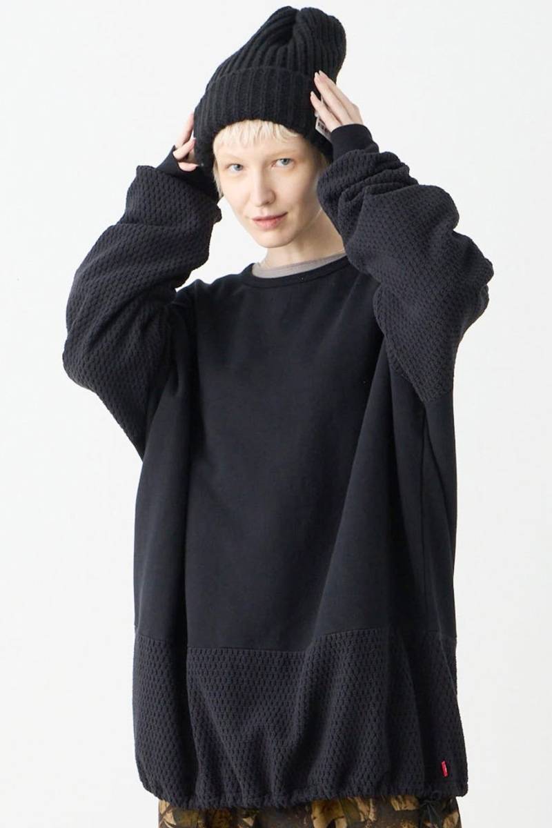 VIRGOwearworks(ヴァルゴウェアワークス) NEBULA HYBRID CREW SWT - Black