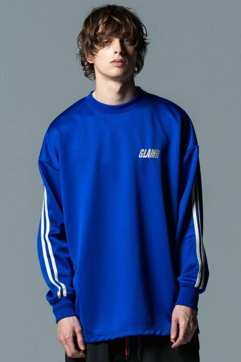 glamb (グラム) Pullover Line Jersey - Blue