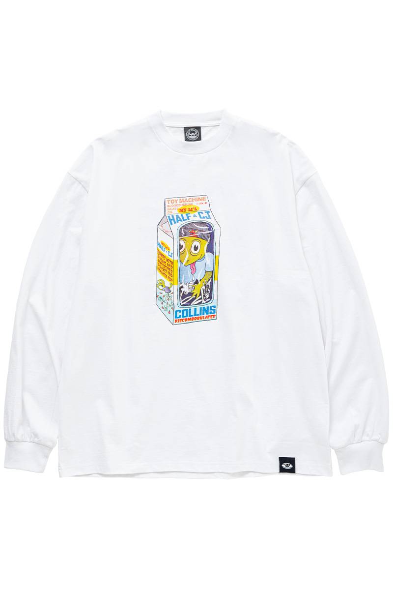 TOY MACHINE (トイマシーン) (HEAVY WEIGHT) TM DOLL CJ "BIG" LONG TEE - White
