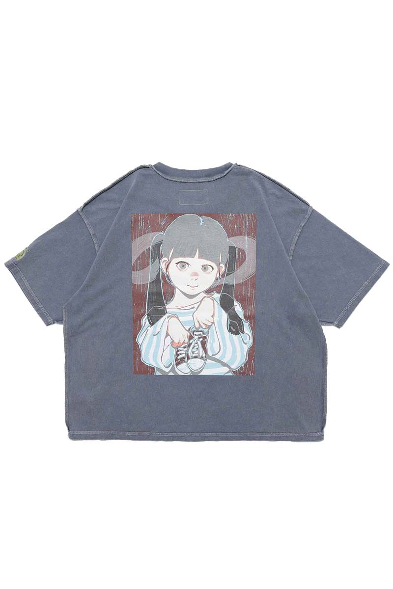 【お問い合わせ商品】over print (オーバー・プリント) POP ART pigment Tee Ver:25 GLOW IN THE DARK