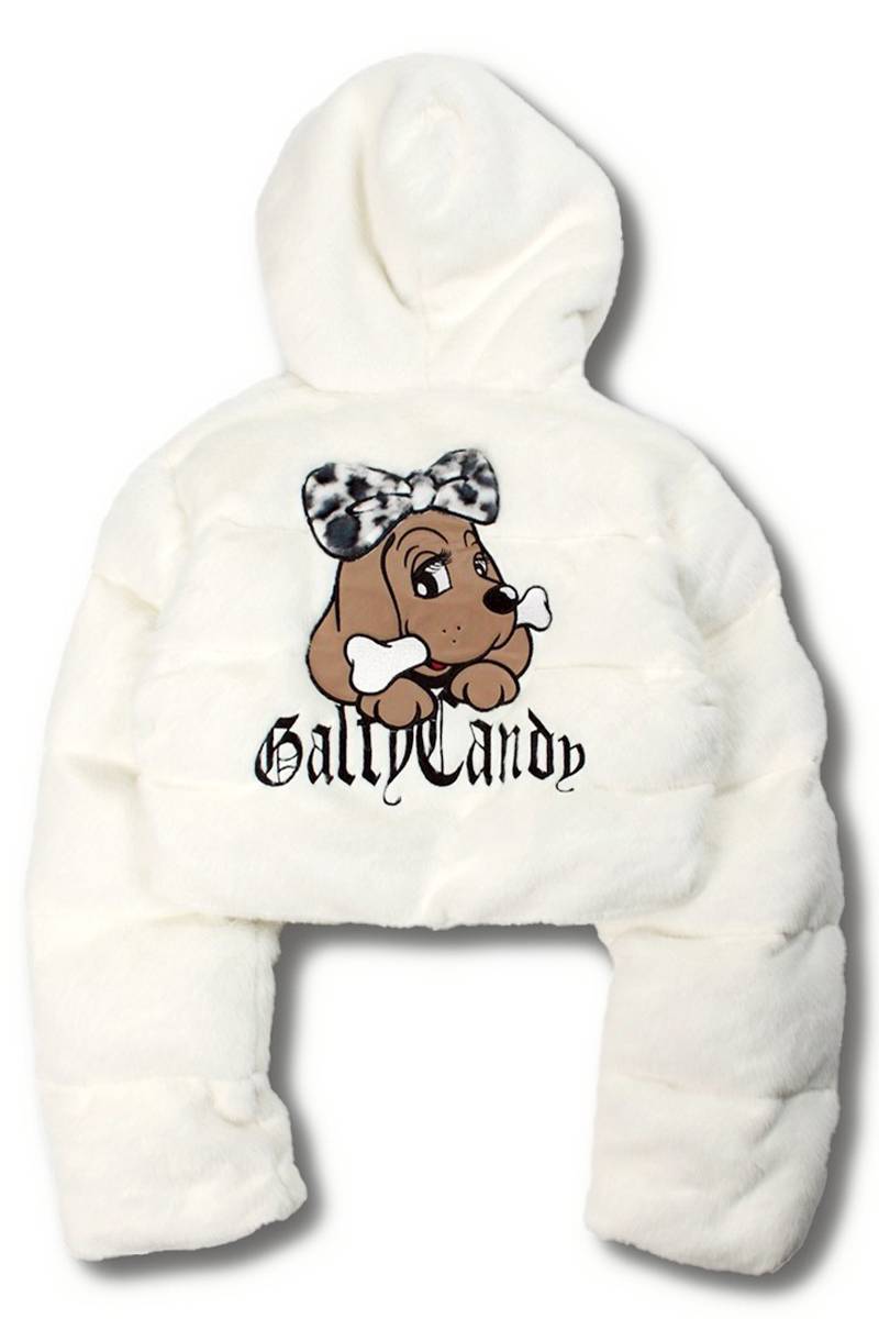【予約商品】GALFY(ガルフィー)ギャルもこふわブルゾン - White