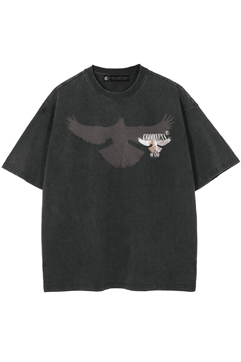 A Good Bad Influence(アグッドバッドインフルエンス) GOODNESS BIRD T-SHIRT - Black