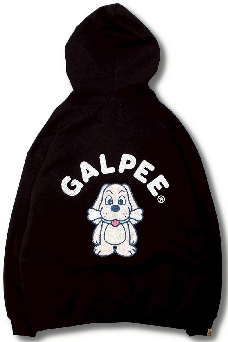 【予約商品】GALFY(ガルフィー)光るGALPE パーカー - Black