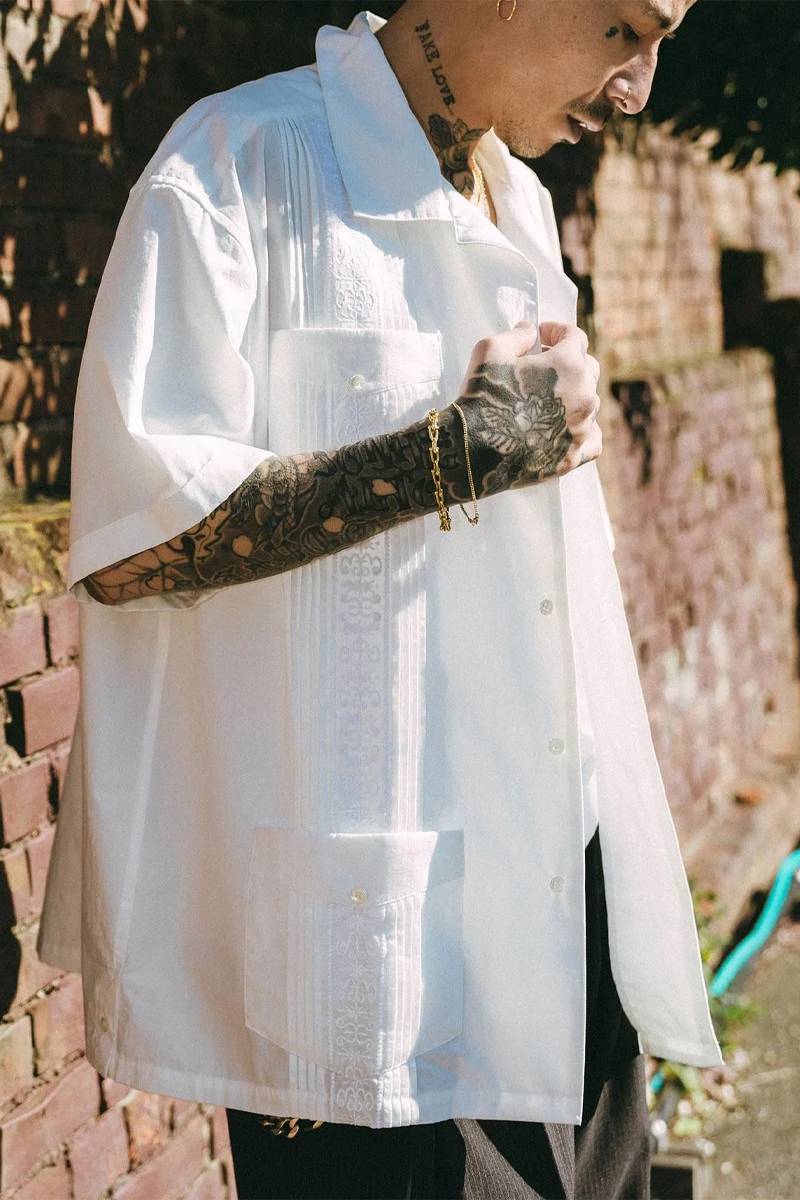 Subciety (サブサエティ) Cuba shirt - White