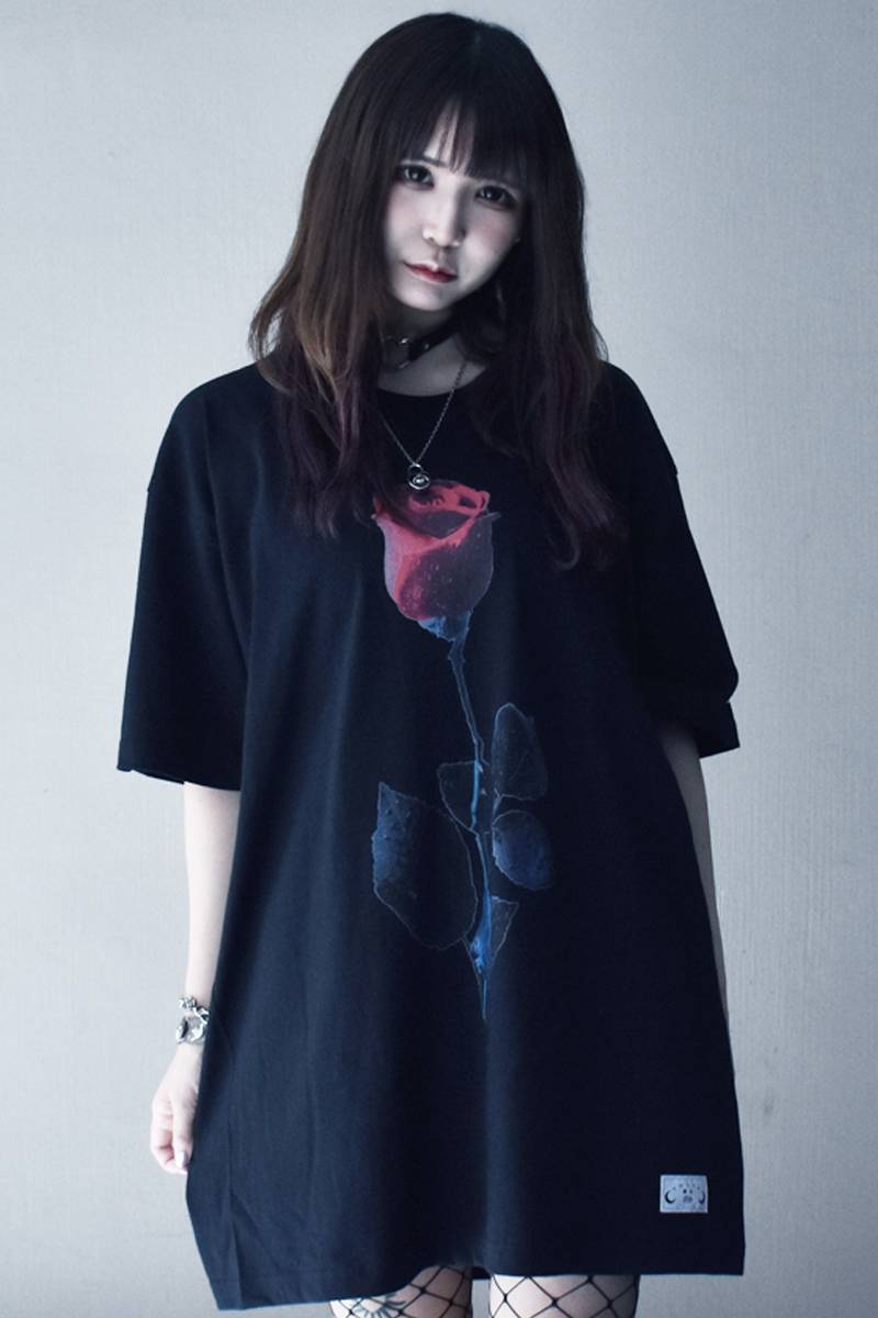 アマツカミ 棘薔薇 T-Shirt Black
