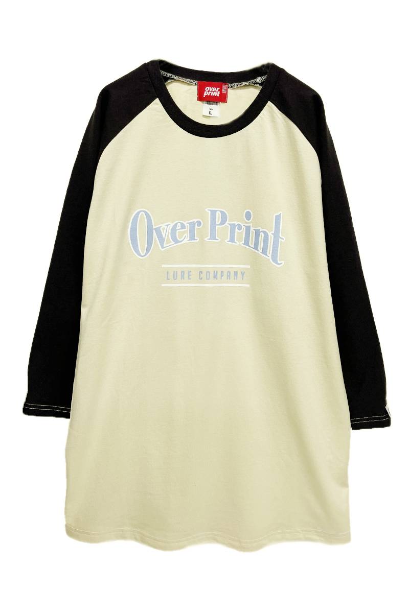 over print(オーバープリント) LURE 3/4S Tee