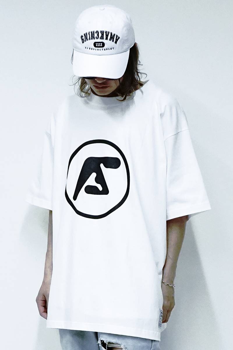 【予約商品】SLEEPING TABLET (スリーピングタブレット) TECHNO [ TEE ] WHITE