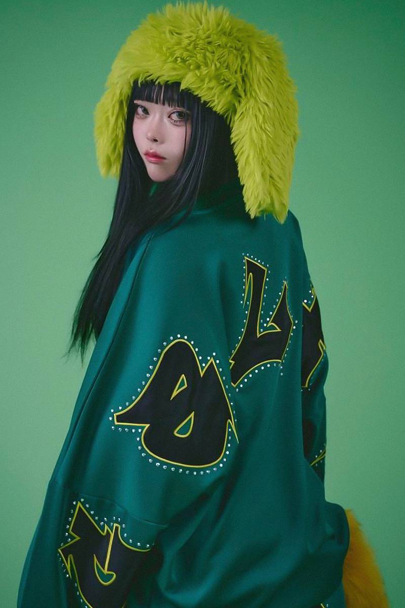 GALFY(ガルフィー) ギャル男BIGロゴ大萌袖ロンTee - GREEN