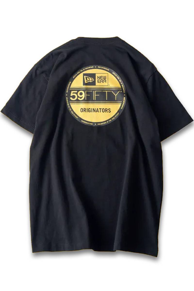 New Era® × Subciety(サブサエティ)　S/S Cotton Tee - Black
