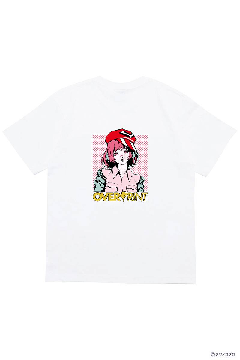 over print (オーバー・プリント) Yatterman Tee_ヤッターマン2号 - White