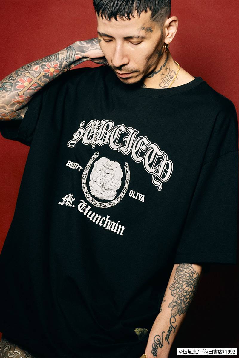 【予約商品】刃牙 × Subciety(サブサエティ)　Biscuit Oliva tee