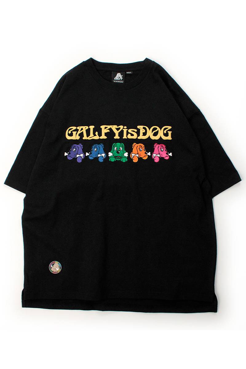 【予約商品】GALFY (ガルフィー) 復刻 GALFY is DOG TEE - Black