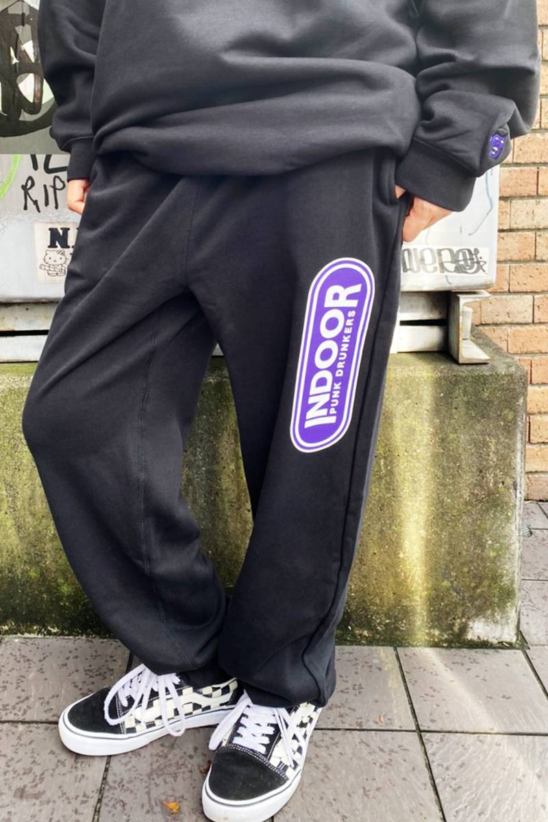 PUNK DRUNKERS INDOORパンツ - BLACK