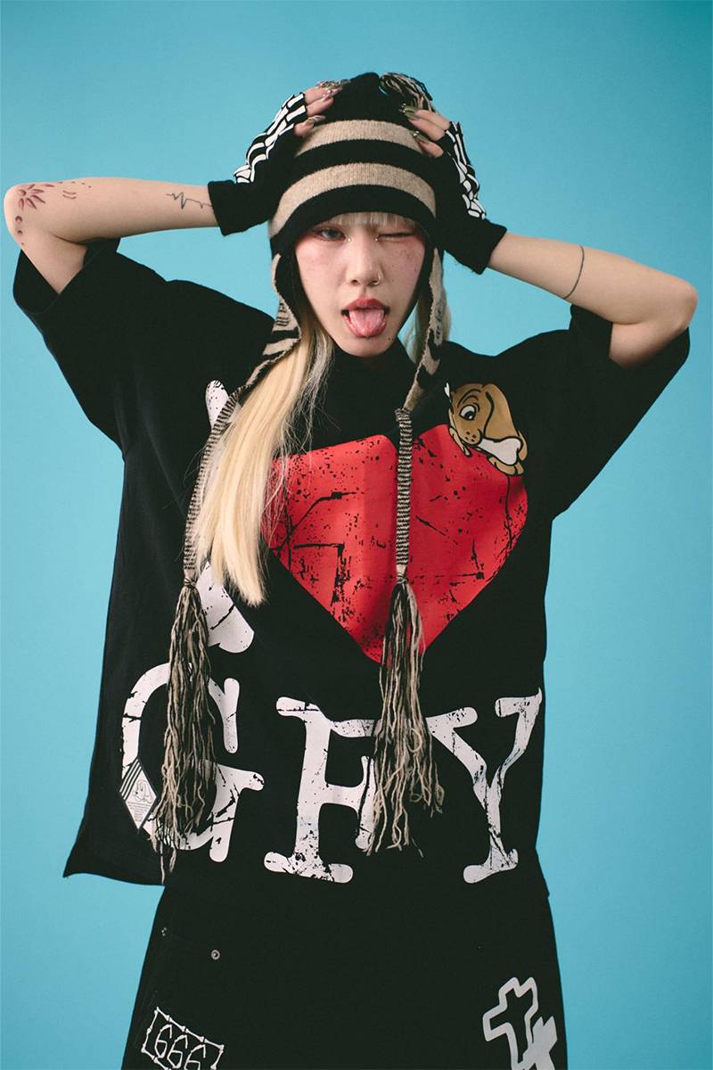 GALFY(ガルフィー) 愛犬家お土産 Tee BLACK