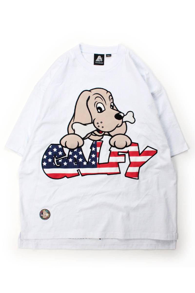 【予約商品】GALFY (ガルフィー) 集団的自衛Tシャツ - White
