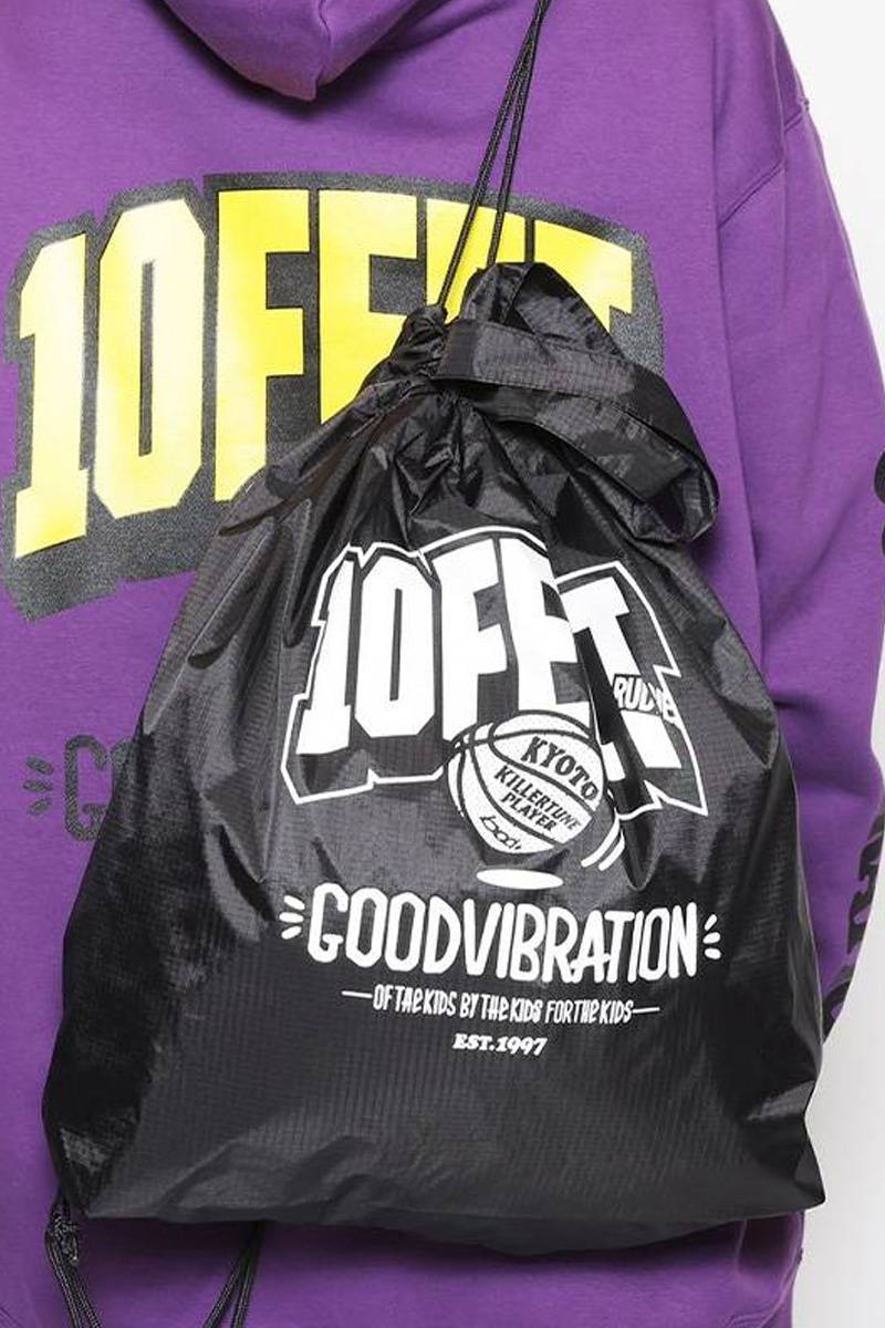 10-FEET x RUDIE'S(ルーディーズ) COLLABORATION 2024 GYMSACK - Black