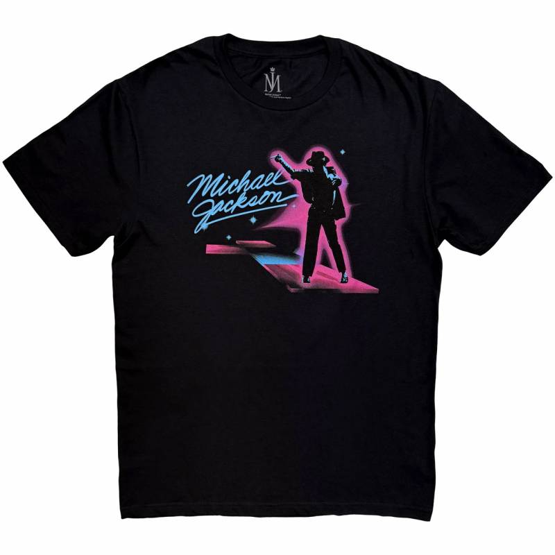 【予約商品】Michael Jackson バンドTシャツ ユニセックス: Neon (Black)