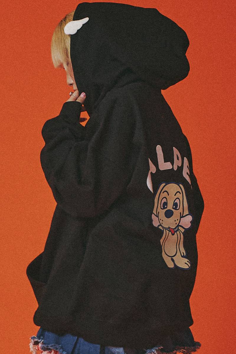 GALFY (ガルフィー) GALPEEパーカー - Black