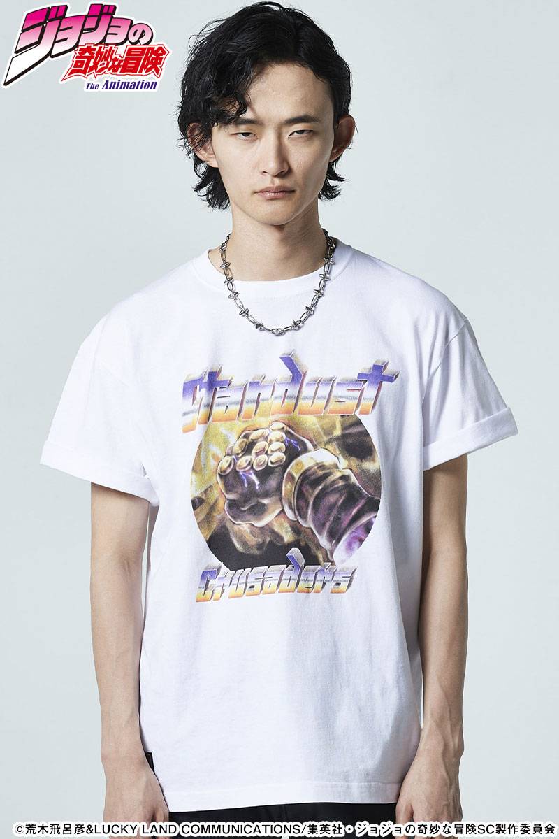 ジョジョの奇妙な冒険 岸辺露伴Tシャツ 辿 ジョジョの奇妙な冒険 岸辺露伴Tシャツ 辿