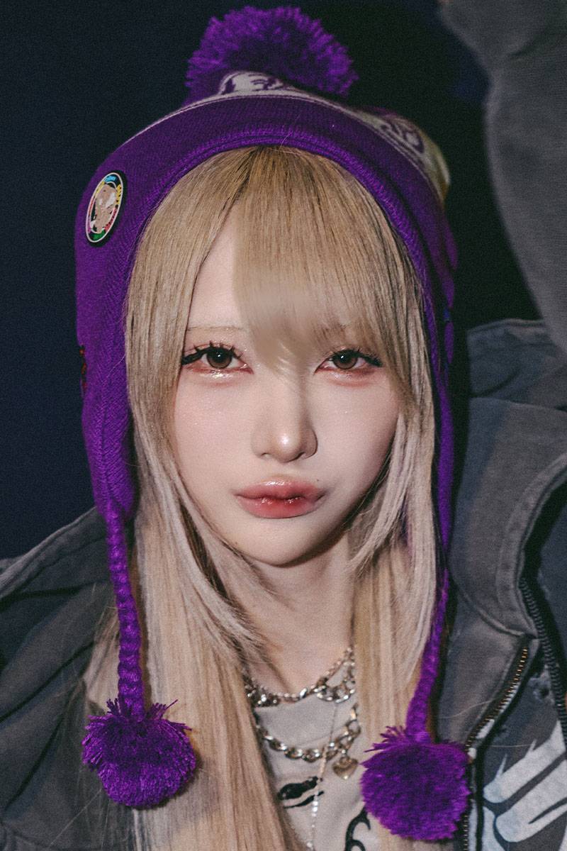 【予約商品】GALFY（ガルフィー）ぽんぽんびーにー - PURPLE