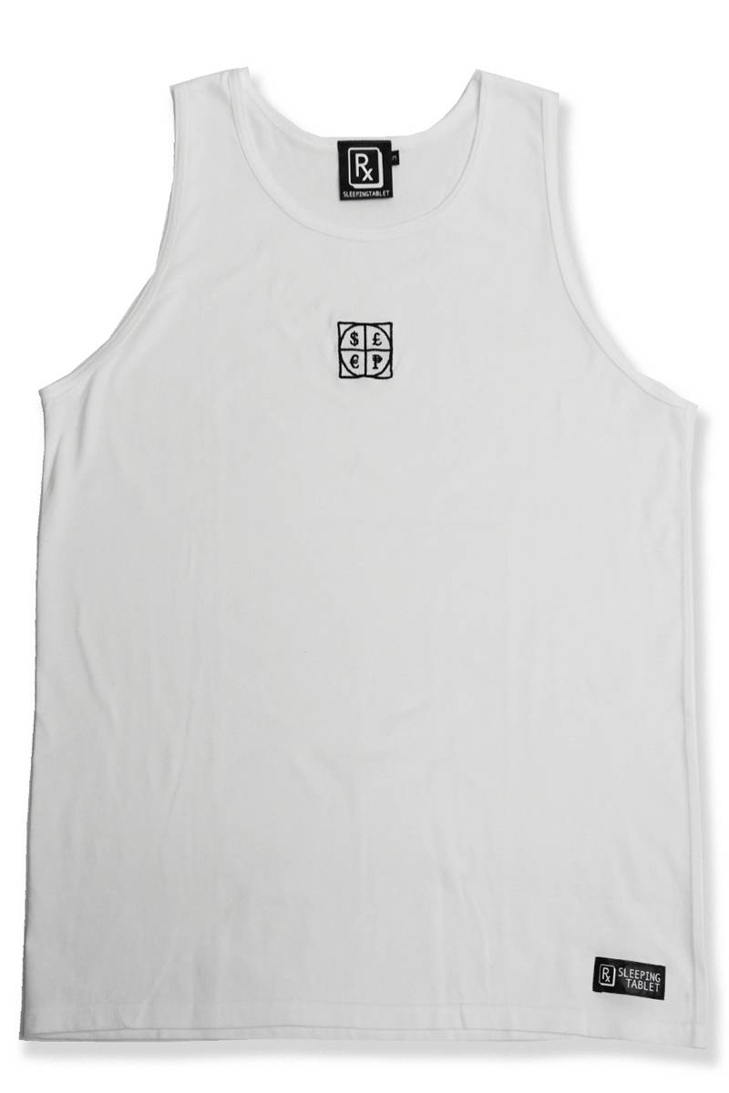 SLEEPING TABLET (スリーピングタブレット) HERETIC [ TANK TOP ] WHITE