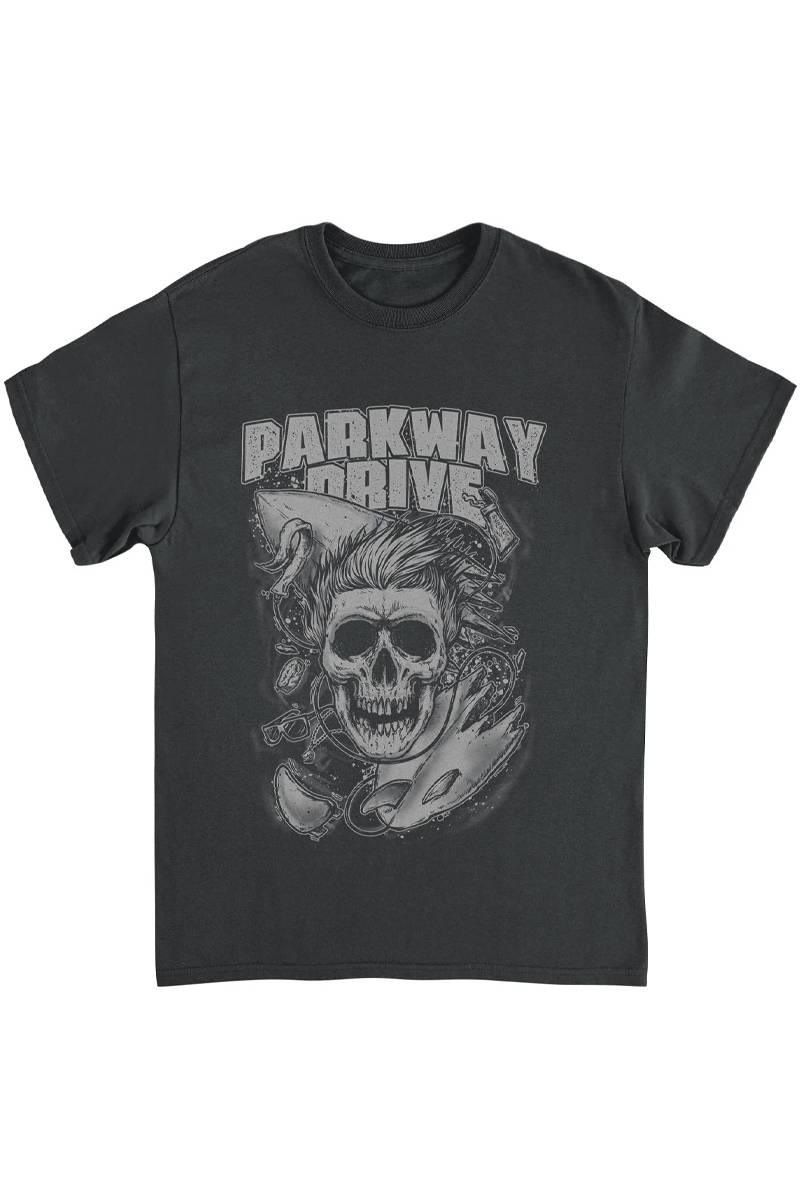 PARKWAY DRIVE バンドTシャツ ユニセックス: Skull Surf - Black