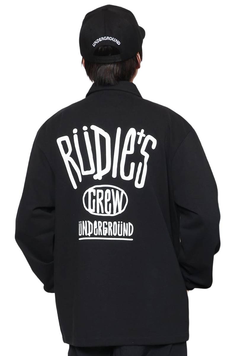 RUDIE'S (ルーディーズ) DRAWING COACH JKT - Black