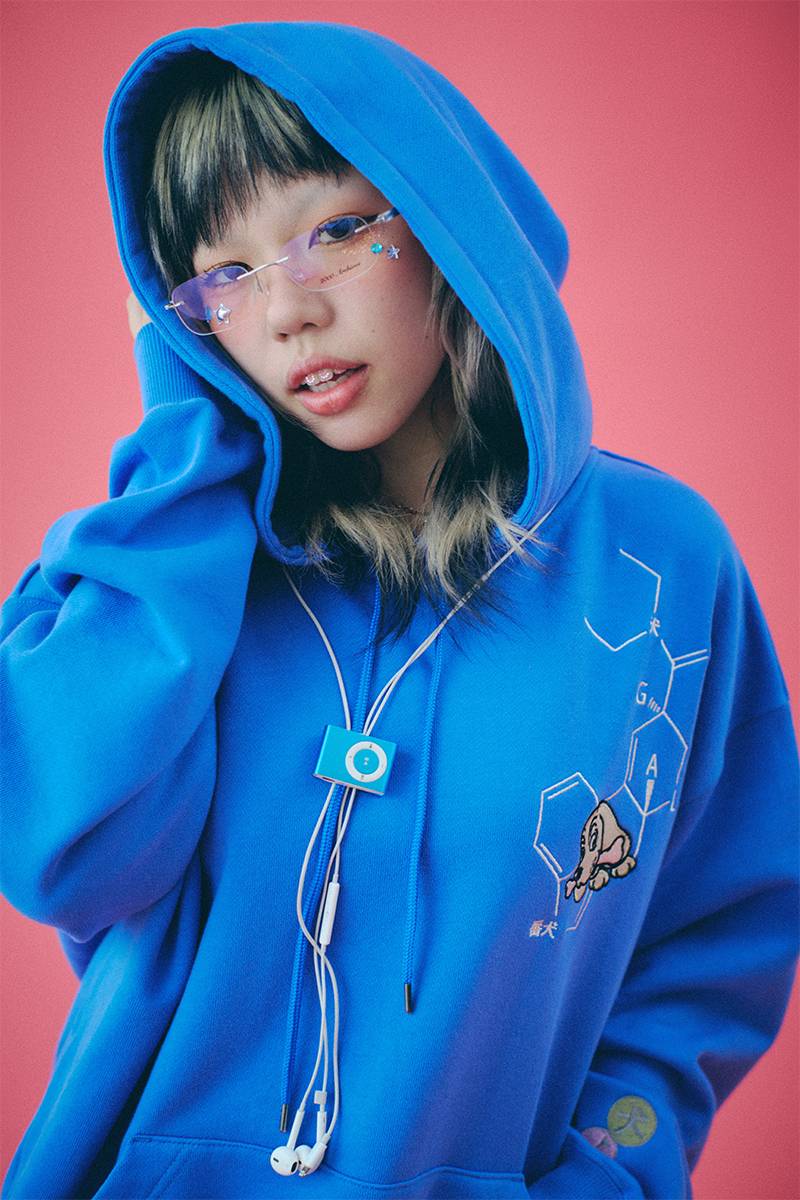 GALFY (ガルフィー) GALSDガンギマリパーカー O.WHITE / ロック