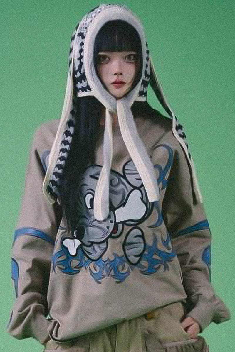 GALFY(ガルフィー) 部族ロンTee - GREIGE
