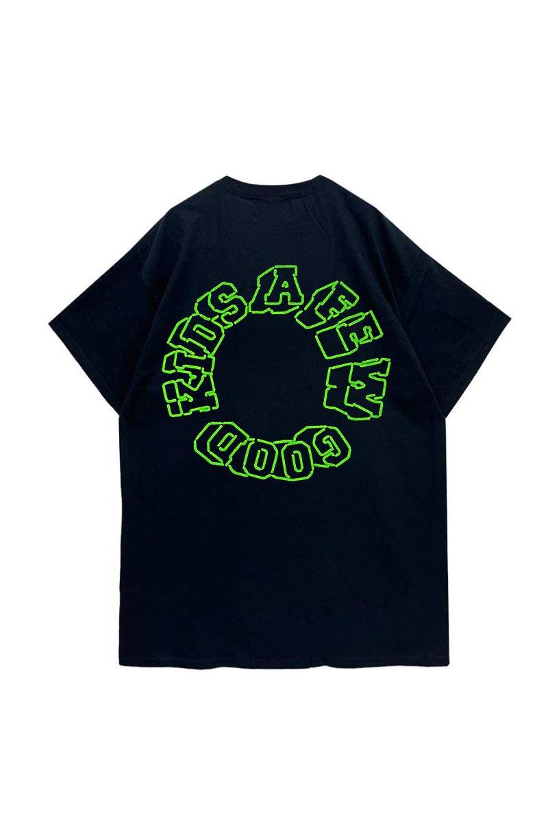 A FEW GOOD KIDS (アフューグッドキッズ) EMBROIDERY THREE-DIMENSIONAL LOGO TEE BLACK