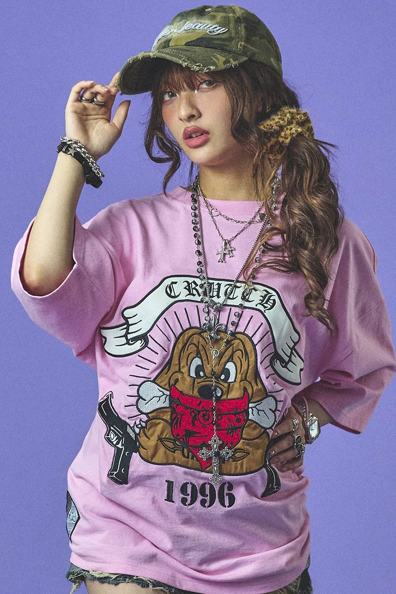 GALFY (ガルフィー) アウトローガルTee - Pink