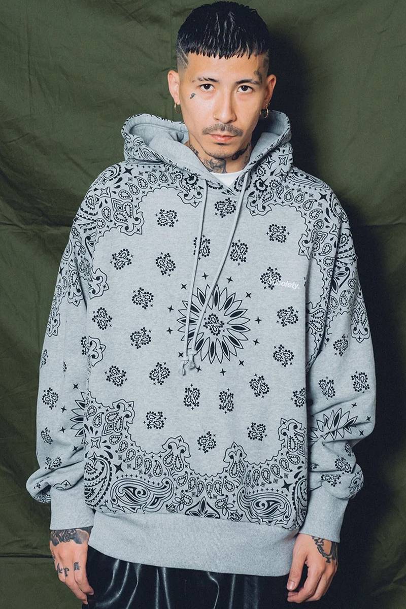 Subciety (サブサエティ) BANDANNA PARKA GRAY